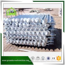 Professional made low price galvanized ground helical screw piles